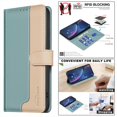 thumbnail image 3 of Flip Wallet Case for Google Pixel 9 Pro XL, Luxury PU Leather Magnetic Folio Cover with RFID Blocking Credit Card Holder,Kickstand - TPU Shockproof TPU Inner Durable Protective Phone Case,Green, 3 of 10