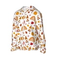 thumbnail image 2 of KLL Fall Gnomes Harvest Print Men's Women’s UPF 50+ Sun Protection Outdoor Hoodie Jacket Long Sleeve Fishing Hiking Performance Shirt-X-Large, 2 of 6