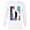 White, variant on Hawkeye Clint Barton Halftone Character Poster - Long Sleeve T-Shirt for Men – Customized-Black