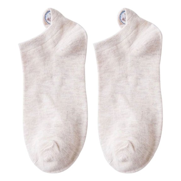 Ttongbb Socks Solid Candy Color No Show Low Cut Cotton Minimalist Breathable Ankle Socks Running Hiking Sports Everyday Footwear