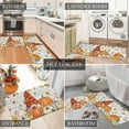 thumbnail image 6 of Entry Way Door Mat Indoor Thanksgiving Welcome Happy Ha Rvest Happy Fall Pumpkin Print Color Block Non Slip Funny Rugs Polyester Carpet,E,Other, 6 of 8