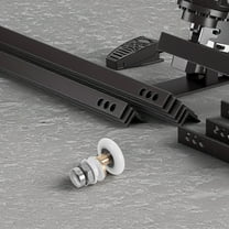 QIFULL 4Pcs Bathtub Shower Door Rollers Reliable Smooth Sliding Door Parts