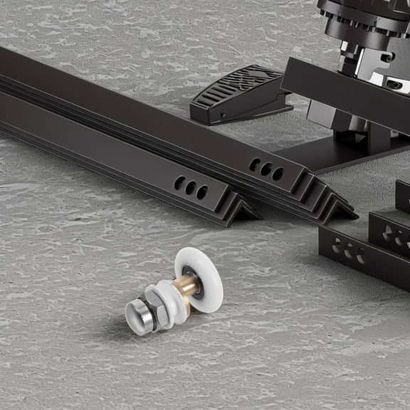 QIFULL 4Pcs Bathtub Shower Door Rollers Reliable Smooth Sliding Door Parts