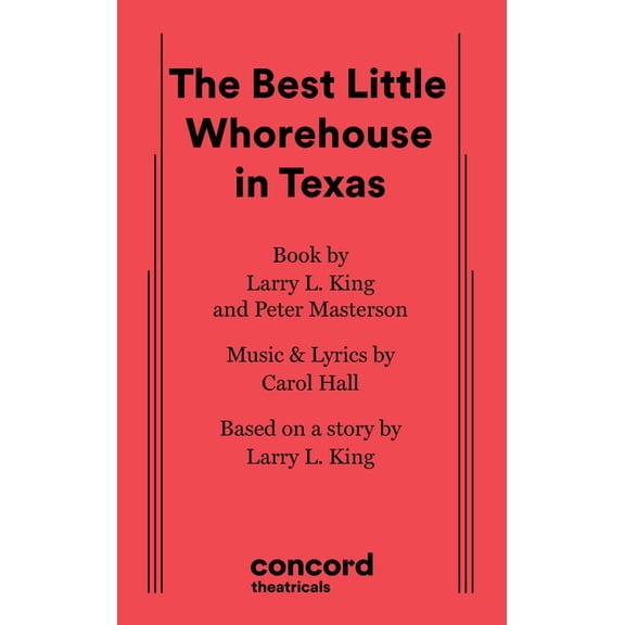 French's Musical Library The Best Little Whorehouse in Texas, (Paperback)