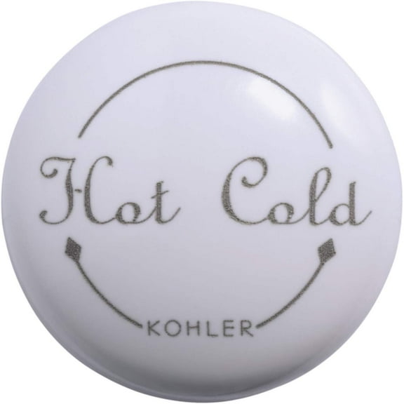 Kohler Plug Button GP78205-0 - Universal Fit, Plastic Button Plug - One Size, White