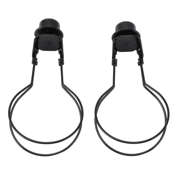 Adaptador De Clip Para Bombilla De Luz De Pantalla De Lámpara, 2 Piezas Clip De Alambre De Metal En Soporte De Pantalla De Bombilla Adaptador De Pantalla Para Lámpara De Mesa