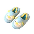 thumbnail image 2 of Zhaomeidaxi Childrens indoor slippers, cute animal slippers, warm memory foam cotton home slippers, soft and comfortable home shoes, cute fluffy slippers, 2 of 6