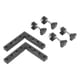 thumbnail image 3 of 90 Degree Positioning Square Aluminum Alloy Woodworking Panel Fixation Right Angle Clamp Cabinet Corner Clamp, 3 of 5