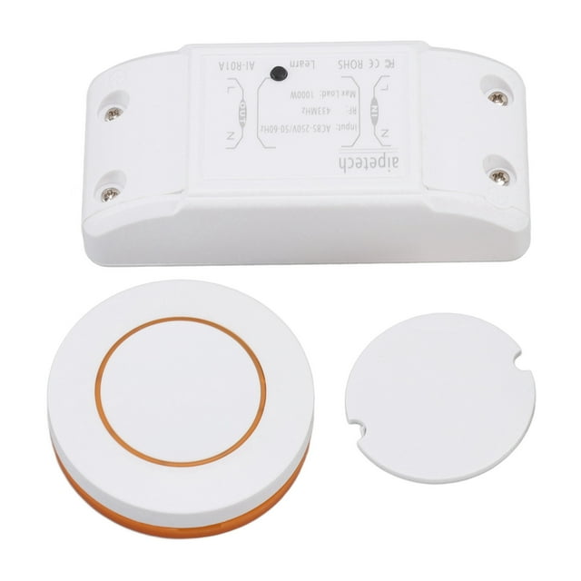 Interruptor inteligente inalámbrico de 433Mhz, interruptor remoto inalámbrico de 3 modos de trabajo, interruptor RF sin cableado para electrodomésticos