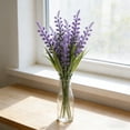 thumbnail image 6 of TONGYIJIA Artificial Lavenders, 5 Branch Faux Flower, Wheat Ear Bouquet, Rustic Farmhouse Greenery, for Wedding Photography, Vase Filler, Home Table Decor, 6 of 6