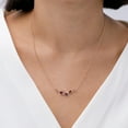 thumbnail image 3 of ANGARA Natural Pear-Shaped Sapphire Tree Branch Pendant in 14K Rose Gold for Women (Size-5x3mm) | September Birthstone, Birthday, Anniversary, Jewelry Gift for Women | Natural Blue Sapphire Necklace, 3 of 8