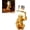 Gold, variant on Monkey Table Lamp with Top Hat – Sculptural Animal Desk Lamp, Fun Creative Decorative Lamp for Living Room, Bedroom, Bar & Cafe, Whimsical Animal Sculpture Night Light for Monkey Lovers(Gold)