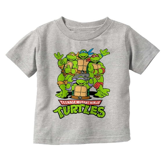 Teenage Mutant Ninja Turtle Gang Toddler Boy Girl T Shirt Infant Toddler Brisco Brands 6M