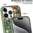 thumbnail image 4 of 2 Packs Christmas Print Phone Case for iPhone 15 Pro 6.1", Aesthetics Pattern Design Soft TPU Silicone Xmas Cases, Shockproof Bumper Protector Camera Girls Women Cover, Gingerbread, 4 of 6