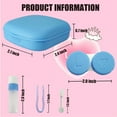 thumbnail image 2 of Erewa 4 Pack Colorful Contact Lens Case Kit with Mirror Durable, Compact, Portable Soak Storage Kit, 2 of 7