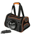 thumbnail image 1 of Portador De Viaje Para Mascotas, Cómodo Bolso De Transporte Para Gatos, Ventilado A La Moda, Fácil De Limpiar Para Exteriores, 1 of 7