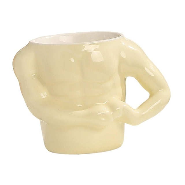 Taza de café de cerámica creativa y divertida, 420 ml, novedosa, portalápices de escritorio, regalo único para hombres y mujeres, adorno,