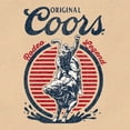 thumbnail image 4 of Tee Luv Men's Original Coors Rodeo Legend Cowboy Front and Back Beer Logo Shirt (S), 4 of 6
