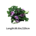 thumbnail image 3 of Amzcrzy Home and kitchen, Home Decoration, Holiday Decoration, LED Wisteria Flower Rattan LED Copper Light Home Decorative Light String 86.61in, Plastics Light String, 3 of 6
