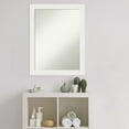 thumbnail image 5 of Amanti Art Vanity White Framed Non-Beveled Bathroom Vanity Wall Mirror - 21.5 x 27.5 in, 5 of 10