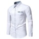 thumbnail image 2 of Camisa de hombre de corte regular Camisa clásica formal Camisas casuales, 2 of 5