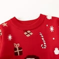 thumbnail image 3 of Daxin Little Girls Boys Christmas Sweater Baby Warm Crewneck Long Sleeve Tops Pullover Sweatshirt Xmas Clothes, 3 of 10