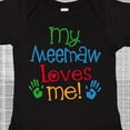 thumbnail image 4 of Inktastic Me Meemaw Loves Me Cute Boys or Girls Baby Bodysuit, 4 of 5