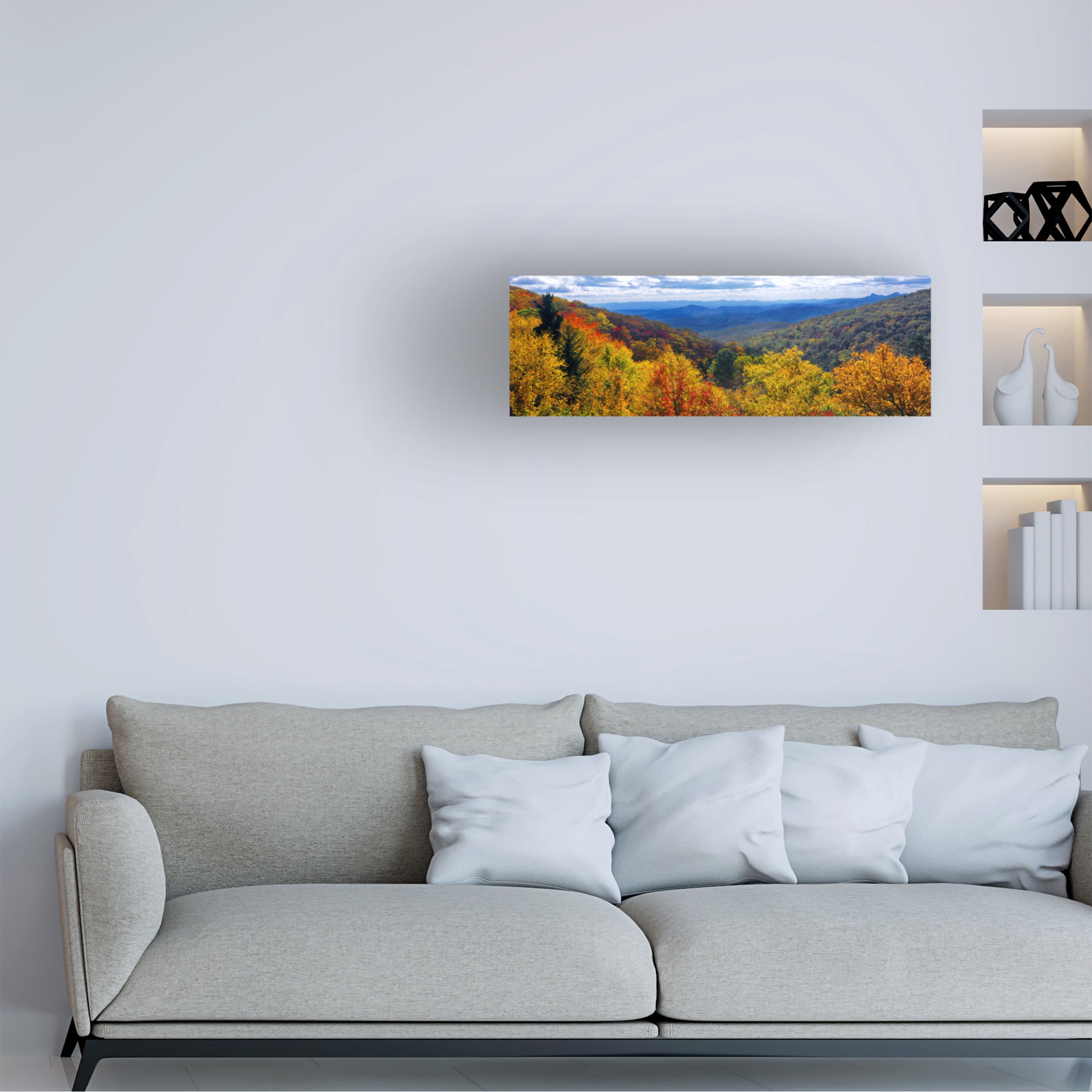 Trademark Fine Art 'Autumn Forest' Canvas Art by Doug Cavanah