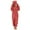 Watermelon Red, variant on Towmus Women Onesies Fluffy Fleece Jumpsuits Sleepwear, Built-In Eye Mask, Plus Size Zip Up Hooded Sets Winter Warm Pajamas
