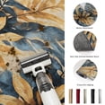 thumbnail image 5 of Large Area Rugs 5'x8', Navy Blue Brown Carpet Runner Indoor Outdoor Rugs Home Decor Aesthetic, Tropical Palm Leaves Vintage Non Slip Mats Washable Accent Rug for Living Room Bedroom, 5 of 8
