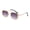 Gold double grey, variant on Steampunk Sunglasses for Men and for Women Lightweight Alloy Frame Fashion Eyewear Small Frame with Side Bag Design and