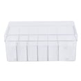 thumbnail image 1 of Organizador De Extensión De Pestañas, Organizador De Suministros De Pestañas De Gran Capacidad, Tapa Impermeable A Prueba De Polvo, Transparente, 6 Compartimentos Para Salón De, 1 of 7