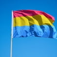 thumbnail image 3 of Pansexual Pride Flag 3x5ft - Rainbow Flag Vivid Color and Fade Proof - with Grommets, 3 of 5