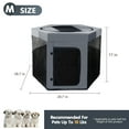 thumbnail image 2 of SENNAUX Pet Playpen Foldable Portable Indoor Outdoor Exercise Pen for Dog Cat Puppy Rabbit M, 2 of 7