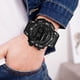 thumbnail image 5 of Reloj deportivo para hombre, relojes de moda para hombre, reloj de cuarzo de goma deportivo militar con fecha digital LED y alarma., 5 of 5