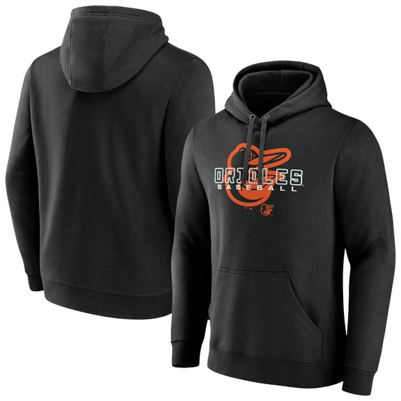 Men's Black Baltimore Orioles Stellar Pullover Hoodie