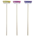 thumbnail image 4 of The Original Soft Sweep Magnetic Action Broom Assorted Colors with Natural Finish Wood Handles (2 Brooms), 4 of 5