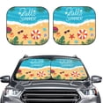 thumbnail image 2 of Sikiie Hello Summer1 Print Foldable Car Windshield Sun Visor, Car Window Sunshade Suitable for Sedan, SUV and Truck Car Accessories-Medium, 2 of 6
