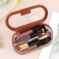 thumbnail image 4 of Para Brochas Maquillaje Juego 2 Bolsas PU Gran Capacidad Mujeres Y Niñas, 4 of 9