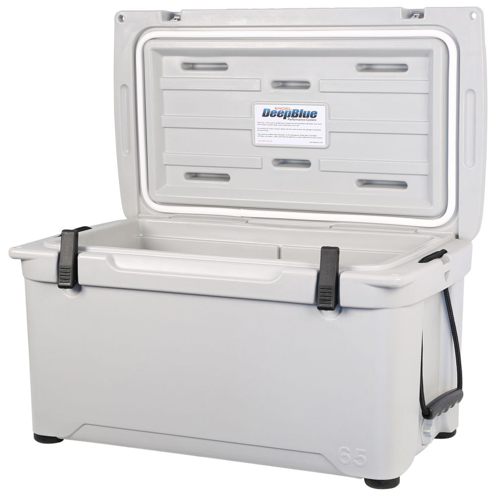 White Engel 14.5 Gallon 70 Can 65 High Performance Seamless Roto Molded Cooler 