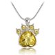 thumbnail image 4 of Maya's Grace Rhinestone Birthstone Pata Imprimir Charm Colgante JoyerÃ­a Collar de cadena de belleza Regalo Maya's Grace JoyerÃ­a, 4 of 9