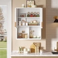 thumbnail image 1 of Gabinete de Baño con Almacenamiento, Organizador para Toallas y Cosméticos Pinmoco B-BWHT, 1 of 7