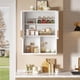 thumbnail image 1 of Gabinete de Baño con Almacenamiento, Organizador para Toallas y Cosméticos Pinmoco B-BWHT, 1 of 7
