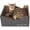 Dark Grey Diamond, variant on General Cardboard Cat Scratcher Box & Bed - Dark Grey Diamond | Double-Sided Corrugated Pad for Indoor Cats | Refillable Scratching Board Toy for Play & Furniture Protection