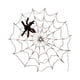 thumbnail image 4 of Cadena de luces telaraña para interiores y exteriores, decoración de Halloween para patios y jardines violeta, 4 of 9