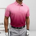 thumbnail image 2 of AKOEE Men's Golf Shirts Moisture Wicking Performance Polos Short Sleeve Collared Summer Casual Quick Dry Tops, 2 of 5