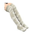 thumbnail image 2 of FOCUSNORM Women Juniors Christmas Knitted Socks, Cartoon Patterns Stocking Long Tube Socks, 2 of 5