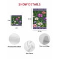 thumbnail image 7 of Spring Flowers Kitchen Dish Towels for Drying Dishes Set of 3, Boho Botanical Budding Garden Florals Waffle Weave Microfiber Hand Tea Bathroom Towels Quick Dry & Absorbent Towel 15.7x23.6, 7 of 7
