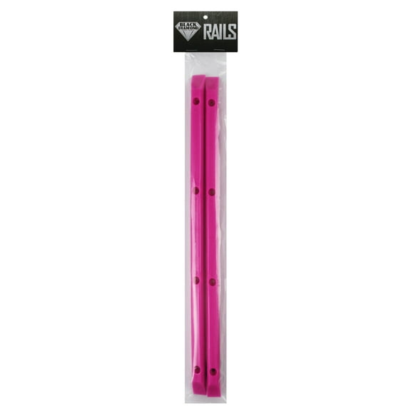 Purple Skateboard Rails Old School Plastic with Mounting Screws by Black Diamond