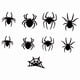 thumbnail image 3 of Pegatinas de pared de Halloween, decoración de arte mural, pegatinas luminosas para ventanas 9 piezas, 3 of 9